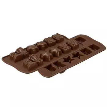 Форма для приготовления конфет Christmas, силиконовая