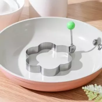 Форма для яичницы и оладий Доляна «Ромашка», металл