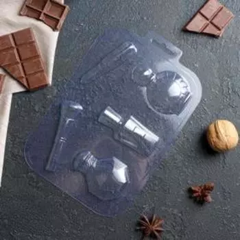 Форма для шоколада и конфет «Красота», пластик, прозрачная