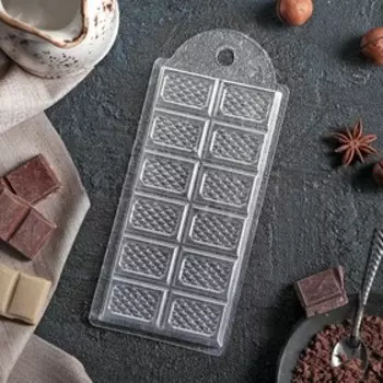 Форма для шоколада и конфет пластиковая «Оригинальный», 7151 см, цвет прозрачный