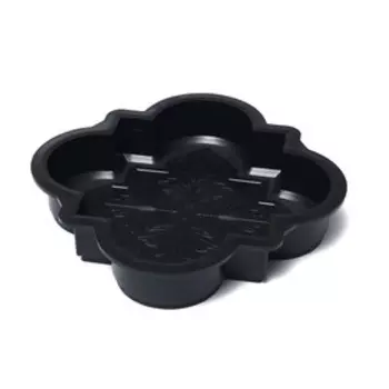 Форма для тротуарной плитки «Клевер краковский малый», 21,5 21,5 4 см, шагрень, 1 шт.