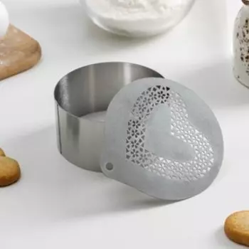 Форма для выкладки с прессом и трафаретом «Любовь», 84 см