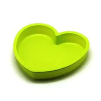 Форма для выпечки Atlantis «Сердце», цвет зелёный