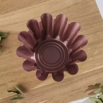 Форма для выпечки «Бутон», 137 см, антипригарное покрытие, цвет розовый