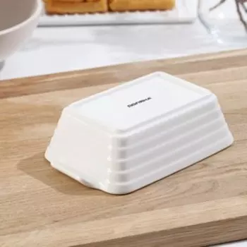 Форма для выпечки SL Home «Санторини», 250 мл, 15.89.24.5 см, жаропрочная керамика, белая