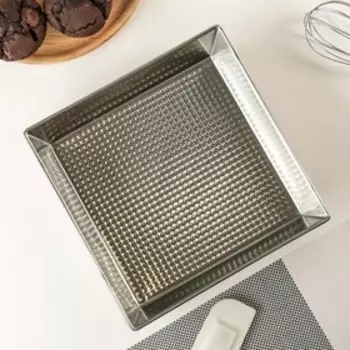 Форма для выпечки Доляна «Квадрат.Розарий», 24×6 см