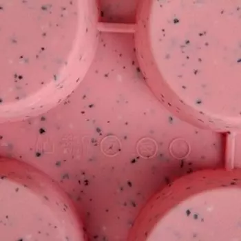 Форма для выпечки Доляна Ravello, 26,5×18 см, 6 ячеек (d=7 см), цвет розовый гранит