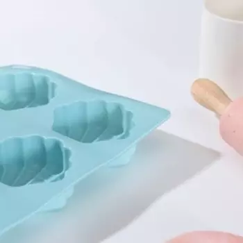 Форма для выпечки Доляна «Устрица», силикон, 30172,6 см, 8 ячеек (7,26,2 см, цвет МИКС