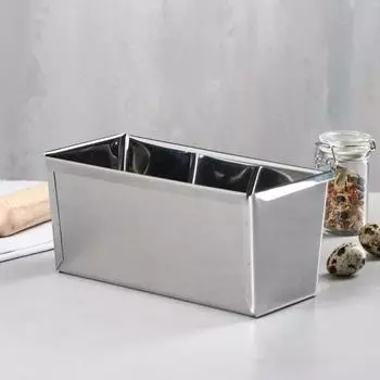 Форма для выпечки TAS-PROM «Хлеб», h=8 см, 1020 см, 2 л, нержавеющая сталь