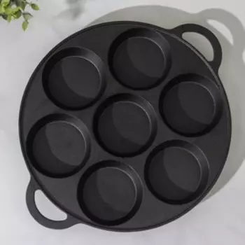 Форма для выпечки Iron, 7 ячеек, 30,5×25×2,5 см