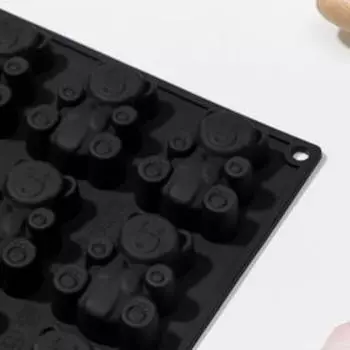 Форма для выпечки «Мишка малый», 20 ячеек, 28×17 см