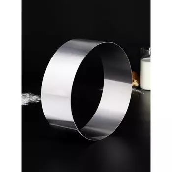 Форма для выпечки, профессиональная TAS-PROM «Круг», d=22 см, h=8.5 см, нержавеющая сталь