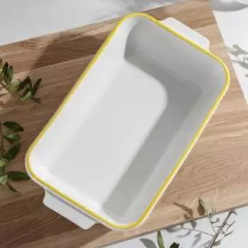 Форма для выпечки прямоугольная Доляна «Лимон», 30,5×17 см