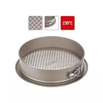 Форма для выпечки разъемная Nadoba Rada, стальная, антипригарная, 25х6 см