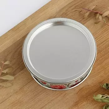 Форма для выпечки разъёмная «Розарий», 13×4,7 см, цвет серебряный