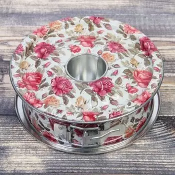 Форма для выпечки разъёмная «Розарий», 17,5×6 см