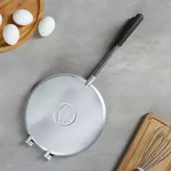 Форма для выпечки «Вафельница», d=20 см, антипригарное покрытие, цвет серебряный