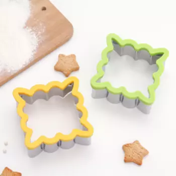 Форма для вырезания печенья Доляна «Рамка», 10,5×10,5×4,5 см, цвет МИКС