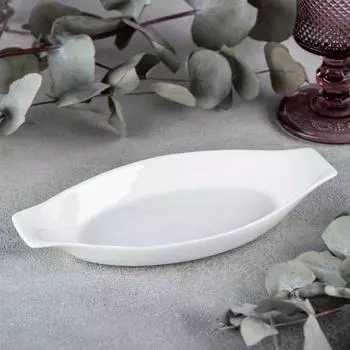 Форма для запекания фарфоровая Wilmax, 200 мл, 2010 см, цвет белый