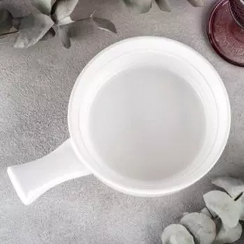 Форма для запекания Wilmax, 300 мл, d=14 см, фарфор, белая