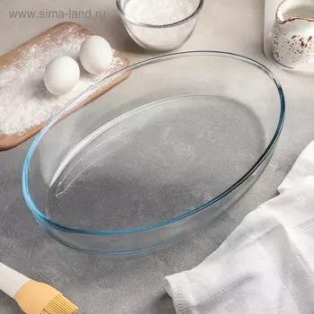 Форма для запекания и выпечки из жаропрочного стекла Borcam, 3 л