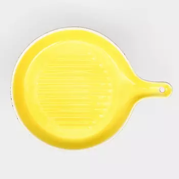 Форма для запекания керамическая «Классика», жёлтая, 1 сорт, Иран