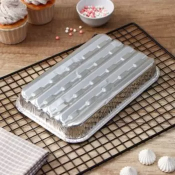 Форма для запекания на гриле Доляна, фольга, 2314, набор 5 шт