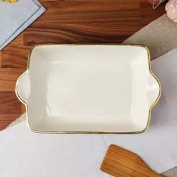 Форма для запекания "Прямоугольная", капучино голд, 32х20х7 см, 2 л