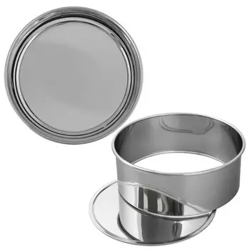 Форма кулинарная для выпечки Мультидом «Круг», нержавеющая сталь, d=15 см