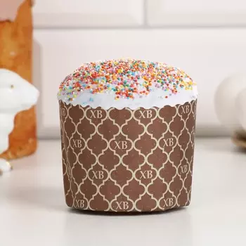 Формы бумажные для кекса, маффинов и кулича "ХВ Новая" 70х60 мм (фасовка 2000 шт)