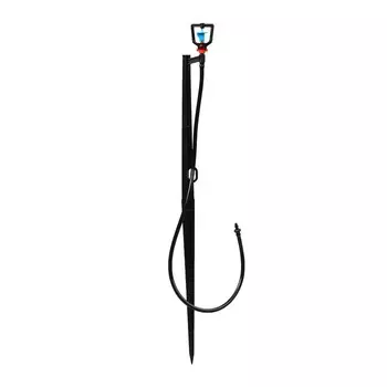 Форсунка-ороситель разбрызгивающая для капельного полива, h=56 см, с пикой, пластик, Greengo