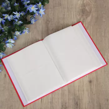 Фотоальбом 200 фото 10х15 см "Наша любовь" тиснение 23,5х17,5х5 см