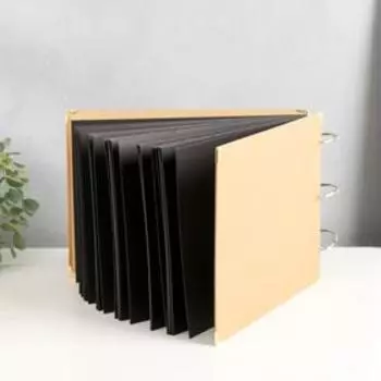 Фотоальбом 30 листов "Цветочное сердце" 18,5х26,5х1,5 см