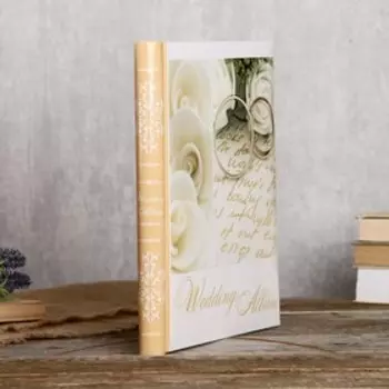 Фотоальбом Fotografia магнитный, 20 листов, 23х28 см, "Свадебный"