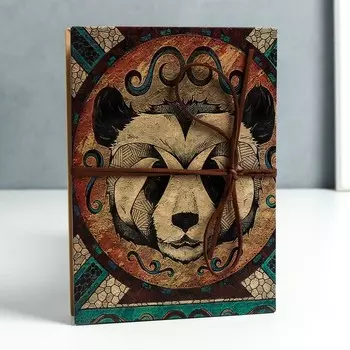 Фотоальбом для фото «Панда стиль», с уголками, гармошка, 20 складок, 38 сторон, 17.512.5 см