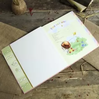 Фотоальбом магнитный 11 листов Image Art "Мой первый год жизни" розовый 30х31 см