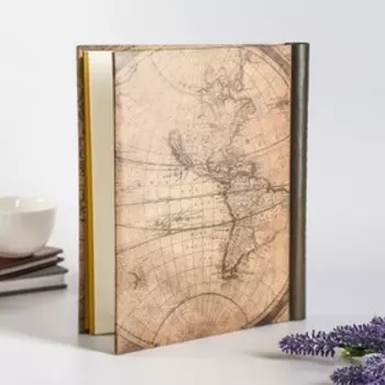 Фотоальбом магнитный на 10 листов "Карта" 23X28см