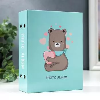 Фотоальбом на 100 фото 10х15 см "Мишка"