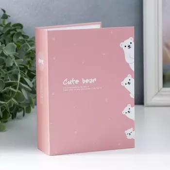 Фотоальбом на 100 фото 10х15 см "Белые мишки-шпионы" 5х14,1х17,9 см