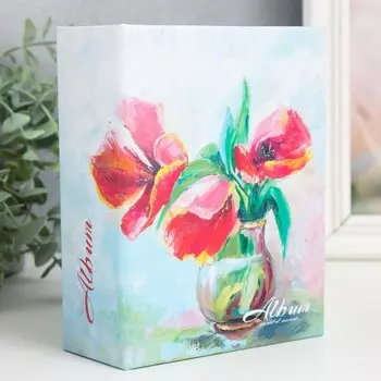 Фотоальбом на 100 фото 10х15 см, цветы