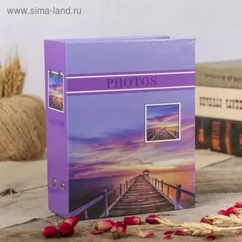 Фотоальбом на 100 фото 10х15 см "Лагуна" МИКС