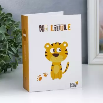 Фотоальбом на 100 фото 10х15 см "Маленький тигрёнок" 5х14,1х17,9 см
