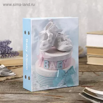 Фотоальбом на 100 фото 10X15см "baby shoes" для мальчика