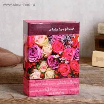 Фотоальбом на 100 фото "Цветы" 10x15 см