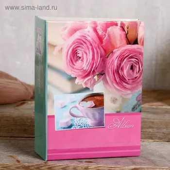 Фотоальбом на 100 фото "Цветы" 10x15 см