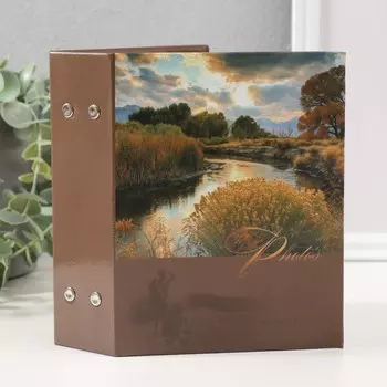 Фотоальбом на 100 фотографий "Ландшафт-5, Река" 10x15 см