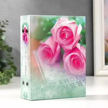 Фотоальбом на 100 фотографий "Розы-2" 10x15 см МИКС