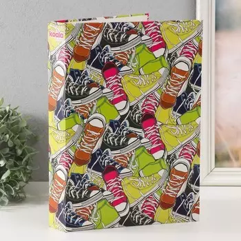 Фотоальбом на 180 фото 10х15 см "Кеды" бумажные листы МИКС 32,5х4,5х22,5 см