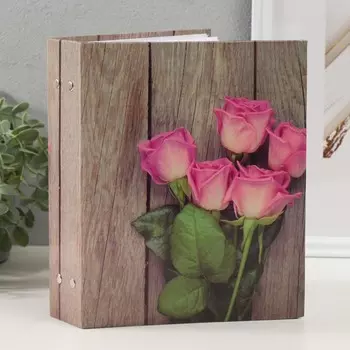 Фотоальбом на 200 фото 10х15 см "Розы-3 5 роз"