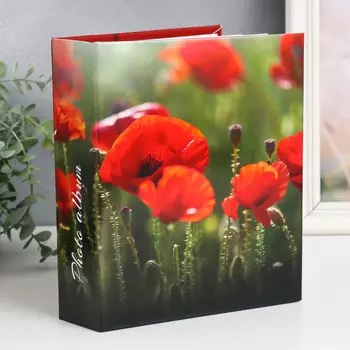 Фотоальбом на 200 фото 10х15 см, цветы